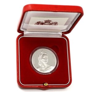 10 Euro Monaco 2019 Grace Kelly Argento Proof Fondo Specchio