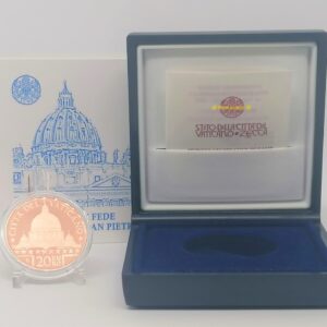 20 Euro Vaticano 2022 Arte e Fede Rame Proof