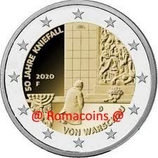 2 Euros Commémorative Allemagne 2020 Kniefall Atelier A