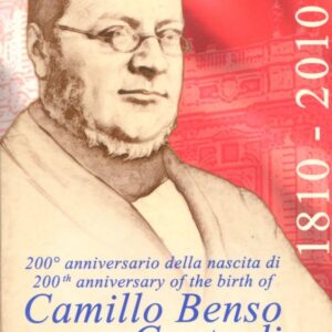 2 Euro Commemorativi Italia 2010 Cavour Folder
