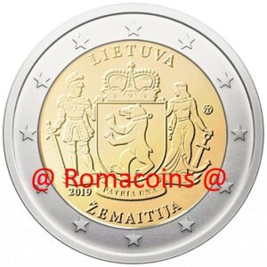 2 Euro Commemorativi Lituania 2019 Zemaitija