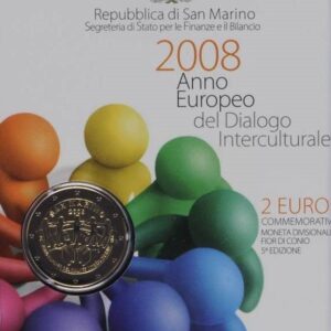 2 Euro Commemorativi San Marino 2008 Moneta Fdc