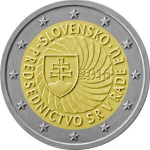 2 Euros Slovaquie 2016 Première Présidence Union Européenne