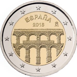 2 Euro Commemorativi Spagna 2016 Segovia Unc