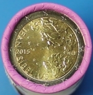 2 Euro Finnland 2015"Jean Sibelius" Rollmuenzen