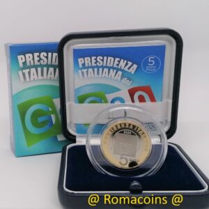 5 Euro Italien 2020 Italienische Präsidentschaft G20 PP