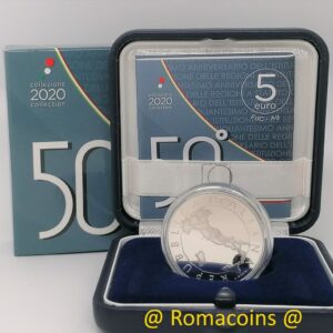 5 Euro Italia 2020 Regioni a Statuto Ordinario Fior di Conio