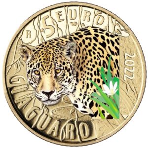 5 Euros Itália Jaguar Sustainable Mundo Moeda