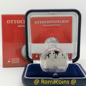 5 Euro Italia 2022 Università di Padova Argento Proof
