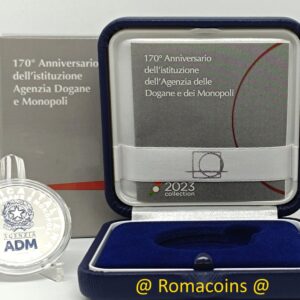 5 Euro Italia 2023 Agenzia delle Dogane e Monopoli Rara
