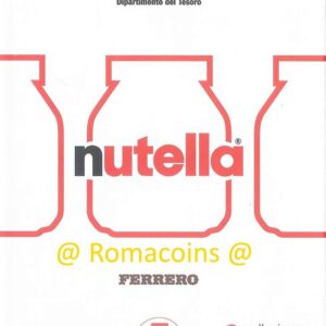 5 Euros Nutella 2021 Italie Pièce Argent Bu Pot Blanc