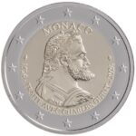 2 Euro Commemorativi Monaco 2024 Carlo V