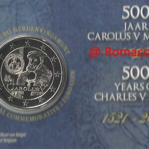 Coincard Belgio 2021 Carlo V Lingua Olandese