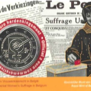 Coincard Belgio 2023 Suffragio Femminile Lingua Olandese