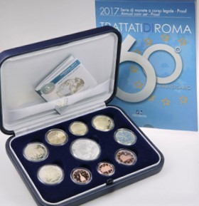 Cartera Italia 2017 Proof Oficial Euroset