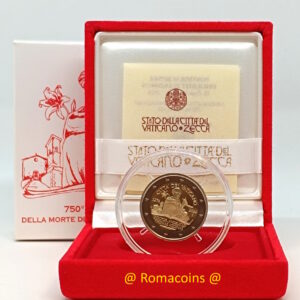 2 Euro Comemorativi Vaticano 2024 San Tommaso D’Aquino Proof
