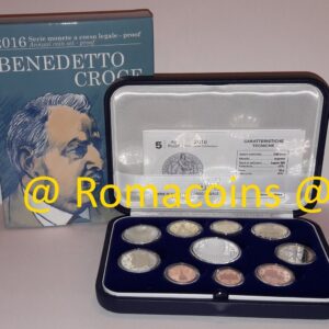 Divisionale Italia 2016 5 Euro Serie Proof Fondo Specchio