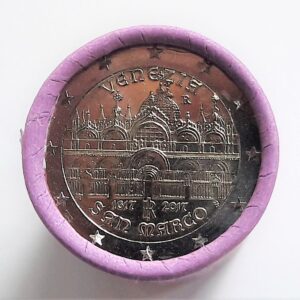 Münzrolle Italien 2 Euro 2017 Venezia Bankfrisch