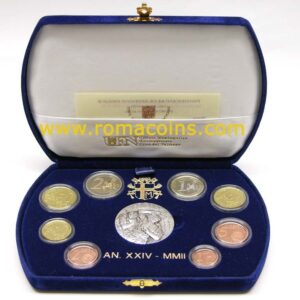 Vatikan PP 2002 Kms Euro Polierte Platte