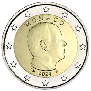2 Euros Monaco Ordinaires Unc