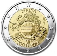 2 Euro Commemorative Coins 2012 10 Years