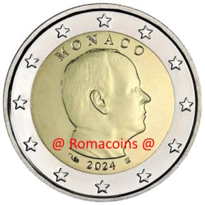 2 Euros Monaco 2024 Moneda No Circulada Unc