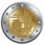 2 Euro Commemorativi Cipro 2024 20 Anni Adesione UE