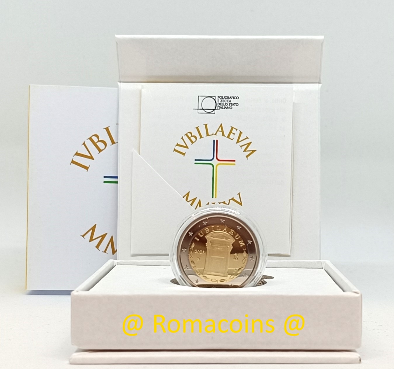 2 Euro Commemorativi Italia 2025 Giubileo Proof Fs