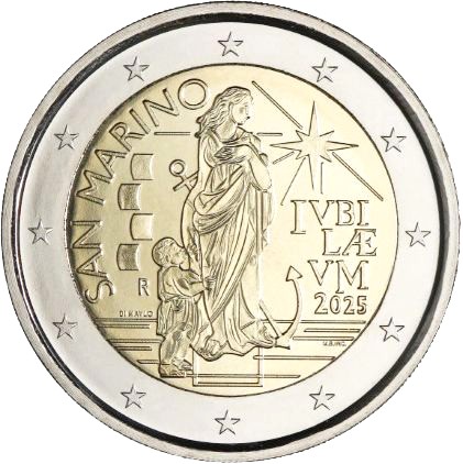 2 Euro San Marino 2025 Giubileo