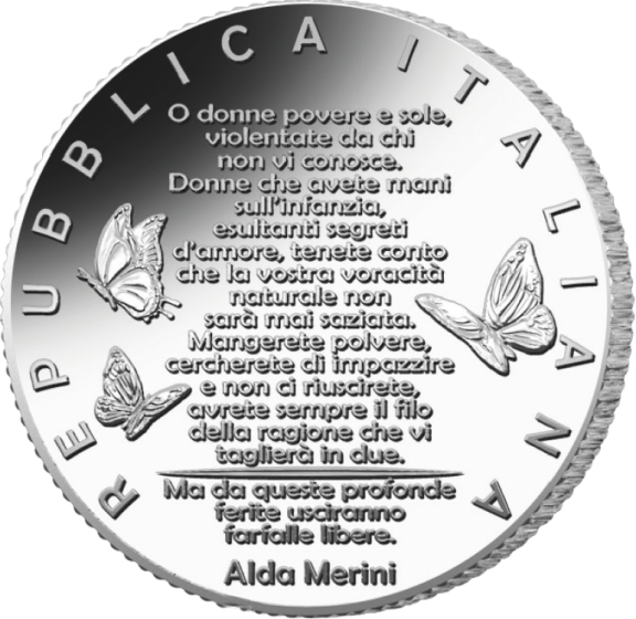 5 Euro Italia 2025 Contro la violenza sulle Donne Fdc