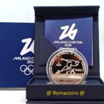 6 Euro Italia 2025 Pattinaggio di Velocità Argento Proof