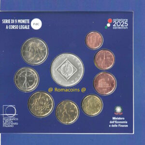 Divisionale Italia 2025 Serie 5 Euro Argento Aci Fdc