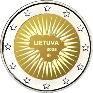 2 Euro Commemorativi LItuania 2025 Difesa Nazionale