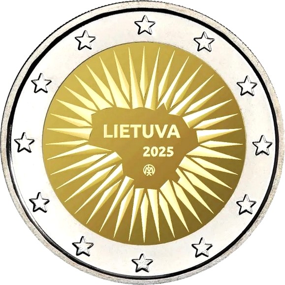 2 Euro Commemorativi LItuania 2025 Difesa Nazionale