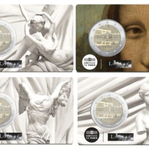 4 Coincard Francia 2025 Museo del Louvre Fdc