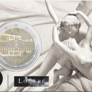 Coincard Francia 2025 2 Euro Museo del Louvre Fdc