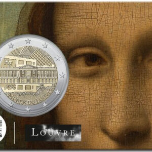 Coincard Francia 2025 2 Euro Museo del Louvre Gioconda