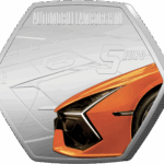 5 Euro Lamborghini Arancione 2025.