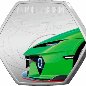 5 Euro Lamborghini Verde 2025