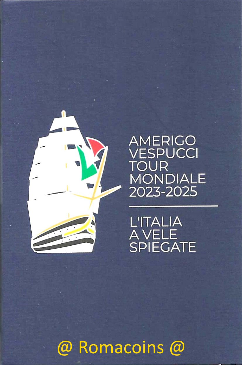 Coincard Italia 2025 2 Euro Commemorativi Vespucci Fdc