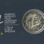 Coincard Italia 2025 2 Euro Commemorativi Vespucci
