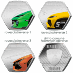 Trittico 5 Euro argento Lamborghini 2025