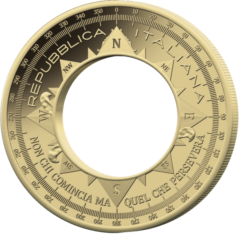 10 Euro Amerigo Vespucci 2025 Italia