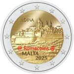 2 Euro Commemorativi 2025 Mdina