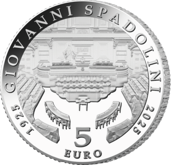 5 Euro Giovanni Spadolini 2025 Italia Argento