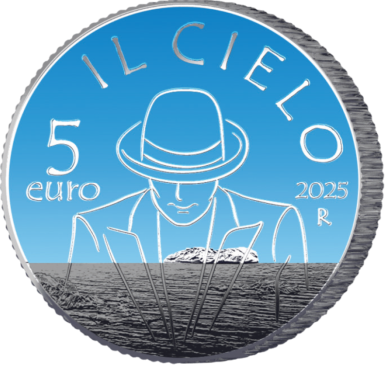 5 Euro Renato Zero Italia 2025 Fdc Il Cielo Argento Rara