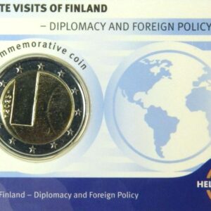 Coincard Finlandia 2025 2 Euro Diplomazia Lingua Inglese