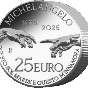 25 Euro Michelangelo 2025 Italia Argento 1 Kg