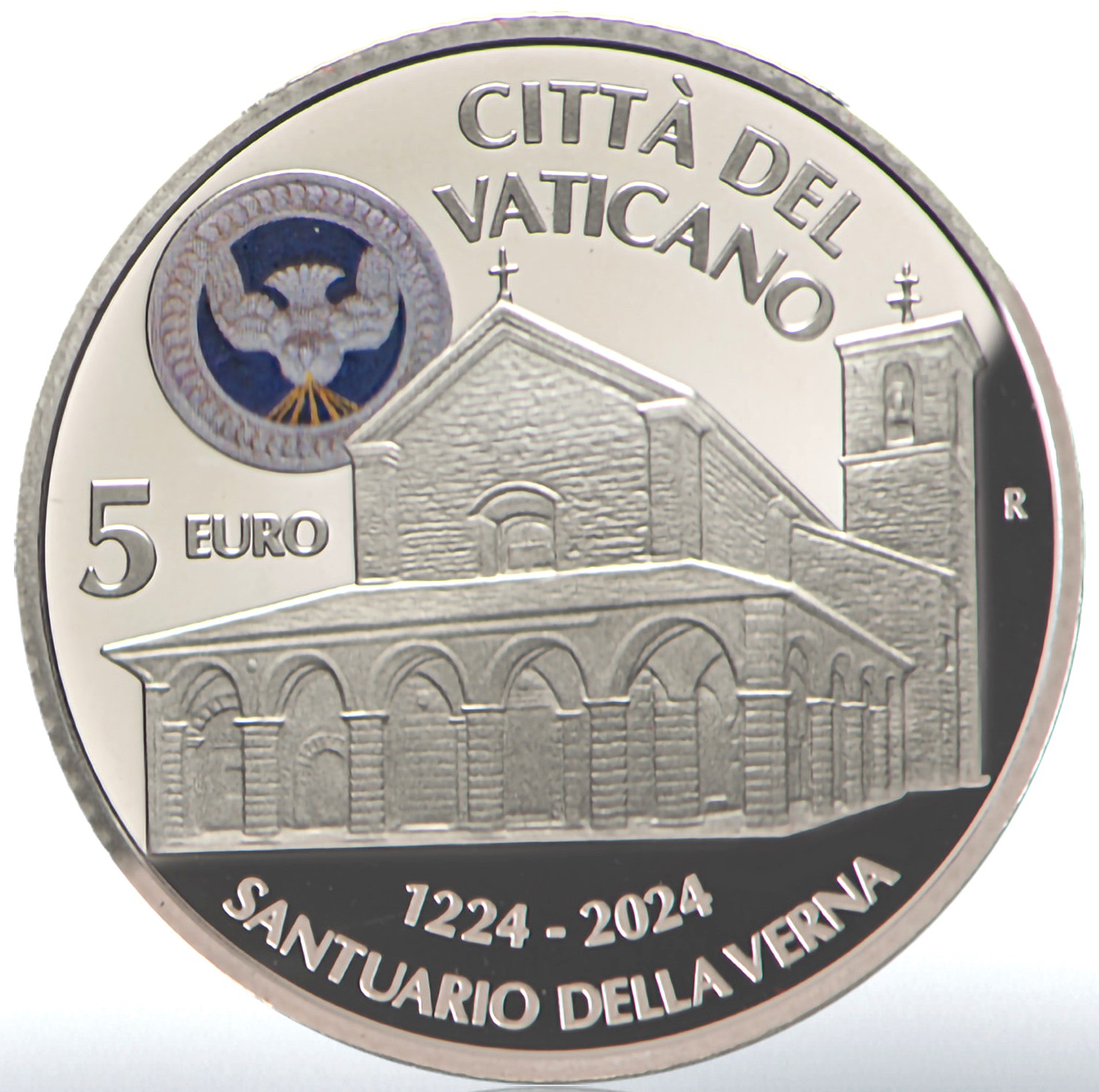 5 Euro Vaticano 2024 Argento San Francesco