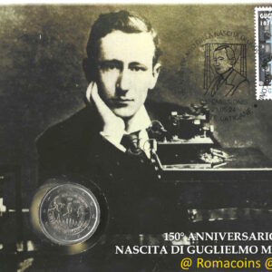 Busta Filatelica Numismatica Vaticano 2024 Marconi